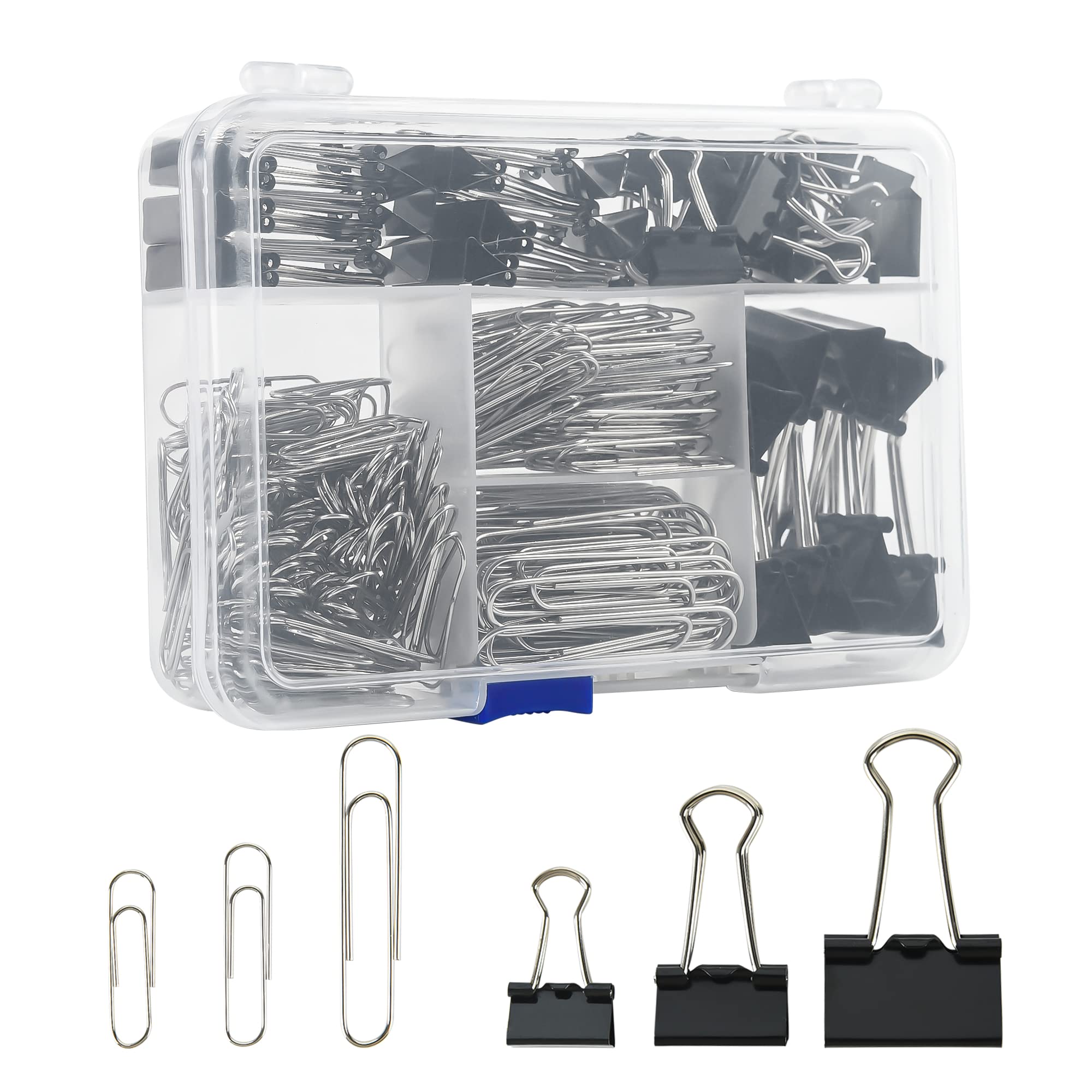 Binder Clip Assorted - Set di Graffette e Fermagli per