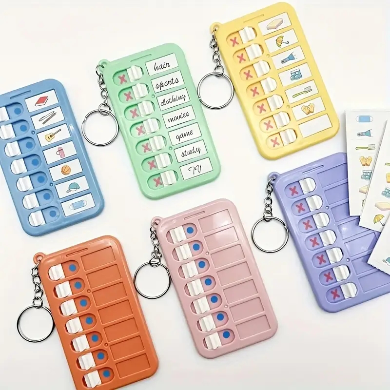 Office Stationery Supply List - Lista di controllo dell'autodisciplina per bambini