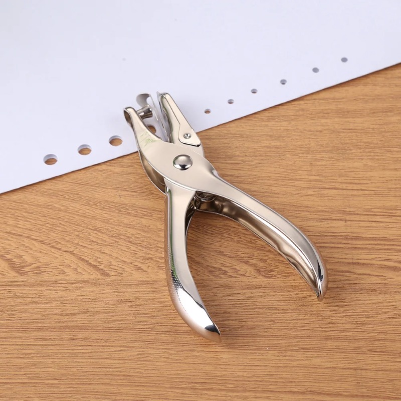 Paper Punch 3 Hole - Perforatore Portatile a Foro Singolo 3/6mm,