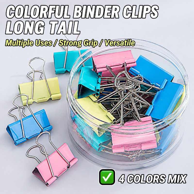 Clip Fermacarte in Metallo Col - Binder Clip Assorted recensione e prezzo