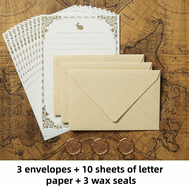 Set di 16 Buste Vintage in Lin - Letter Envelope Kraft recensione e prezzo