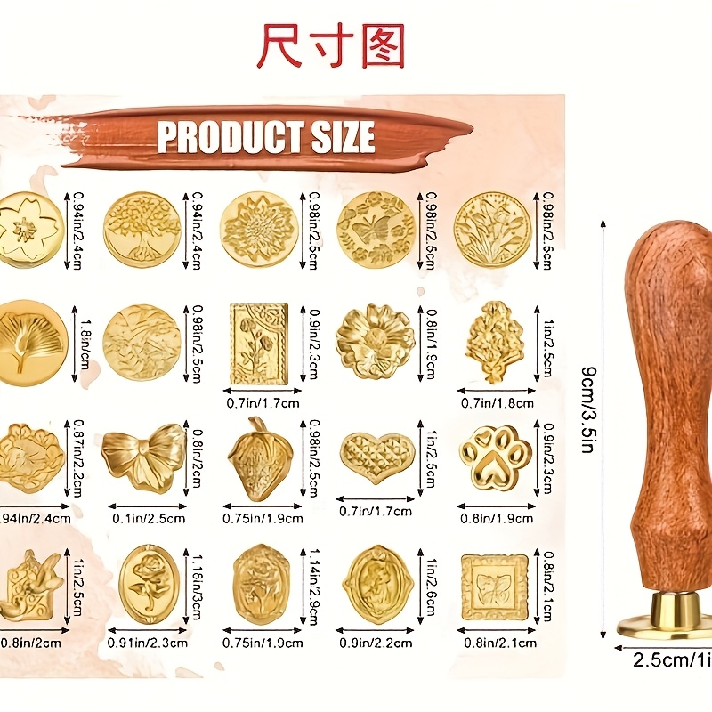 Set di 21 timbri in ceralacca  - Wax Seal Stamp Kit recensione e prezzo