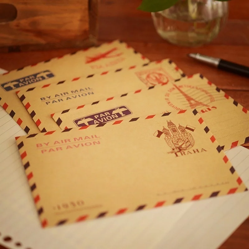 10 pz 9.7*7.5 cm Retro Popolar - Letter Envelope Kraft recensione e prezzo