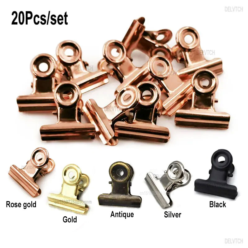 20 pz/set 21mm * 23mm Rotondo  - Binder Clip Assorted recensione e prezzo