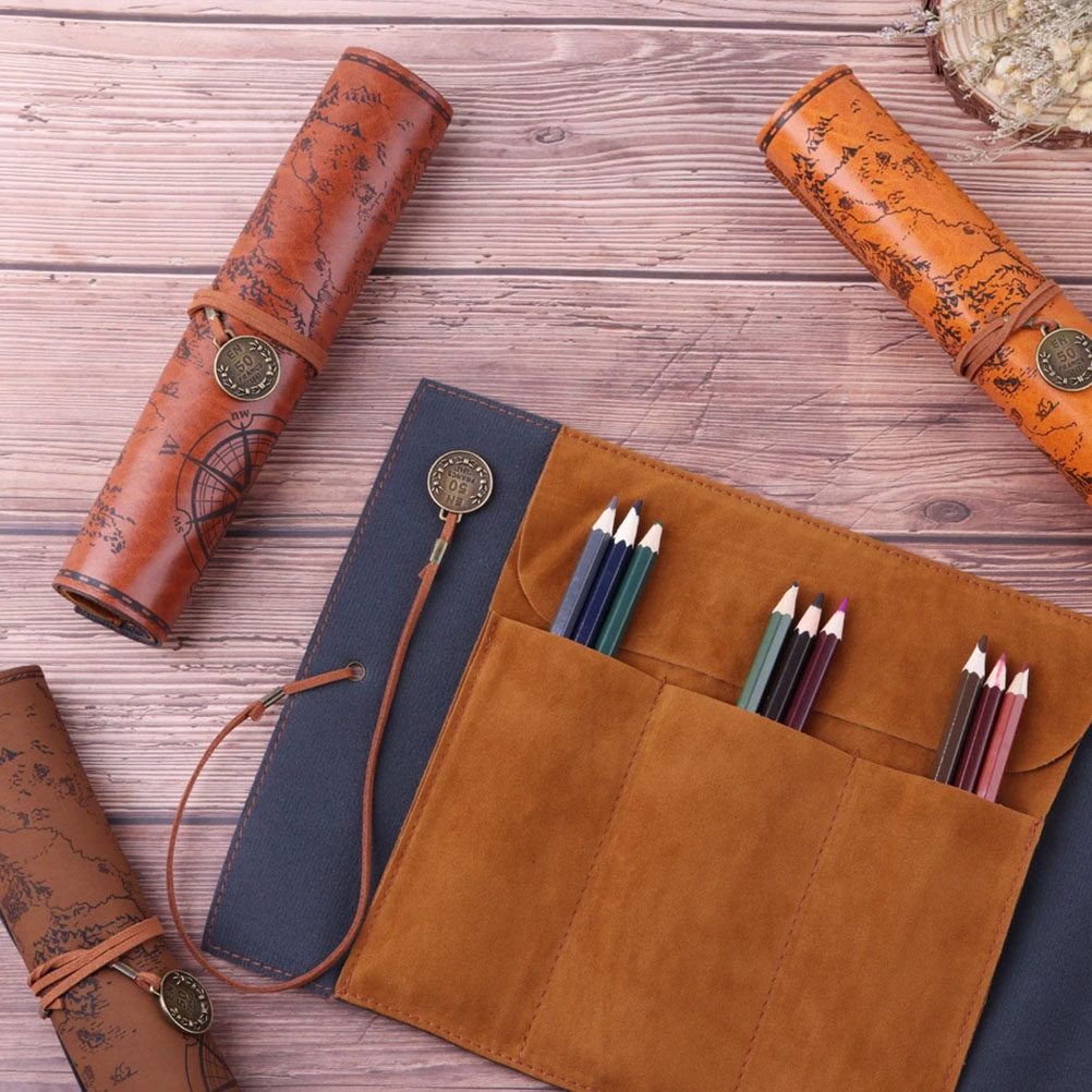 2 Pezzi Astuccio Vintage in PU - Pen Pouch Roll recensione e prezzo