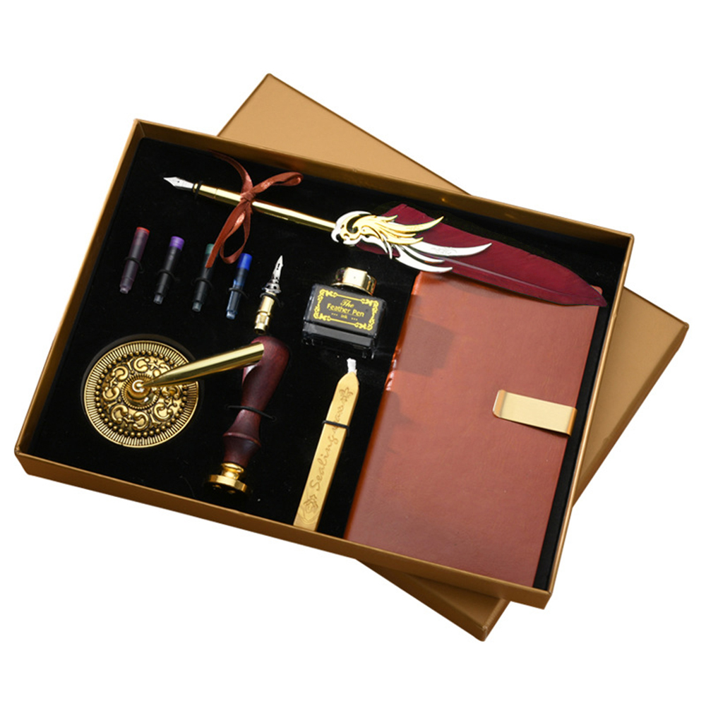 Set di Penna con Piuma e Inchi - Wax Seal Stamp Kit recensione e prezzo